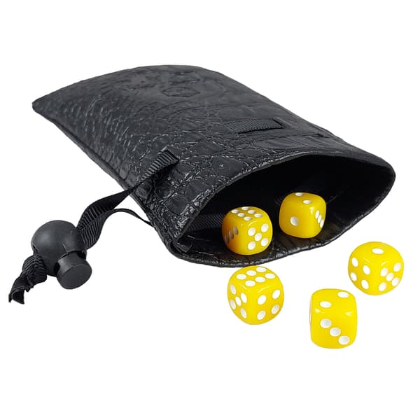 D6 1,1 cm RPG Gule Sekssidede Terninger