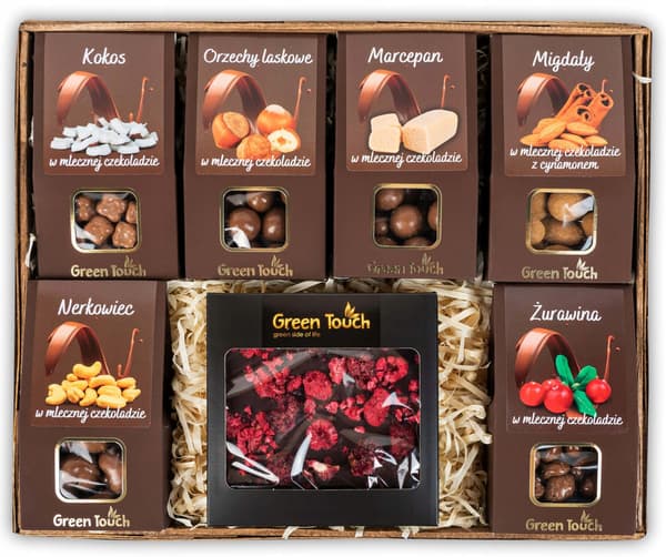 Stor gavekurv premium chokoladesæt