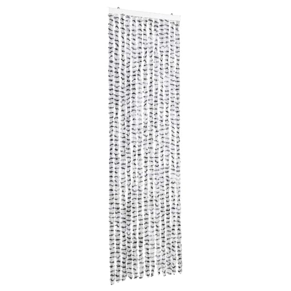 vidaXL Flugnät ljusgrå/mörkgrå 56x200 cm