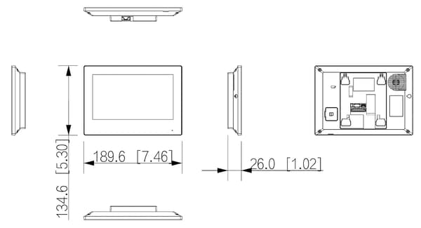 VTH2621GW-WP Wi-Fi / IP DAHUA INOMHUS PANEL