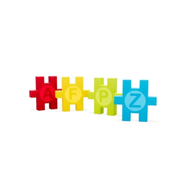 Meli Basic Letters Edu 1200 -opetuspalikkaa