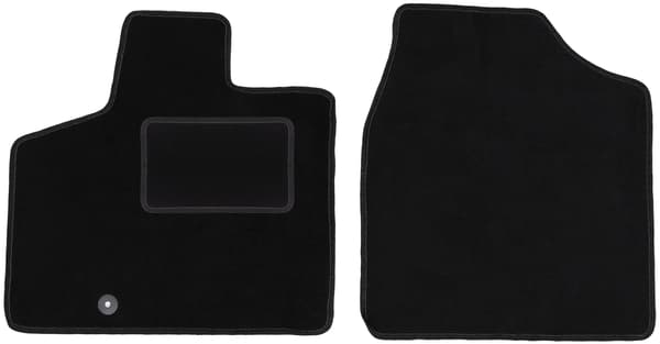 Forreste bilmåtter til: Dodge Caravan IV minivan (2008-2016) sorte