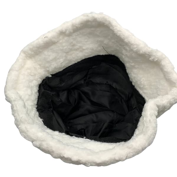 Damhatt Bucket Hat Vinter Varm Behaglig Mjuk
