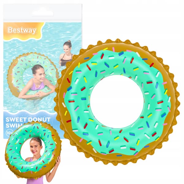 Oppustelig Donut Svømmering til Børn 90 cm Bestway