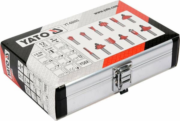 YATO-FORMEDE UDSKIVERE 12 STK.