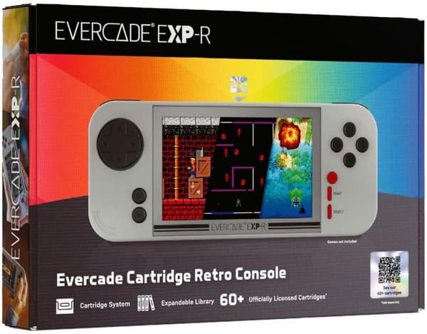 Evercade EXP-R kannettava pelikonsoli harmaa