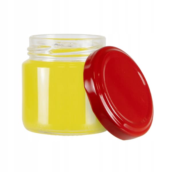 5x GLAS 100ml MADBEHOLDER HONNING SYLTEDRAG KONSERVERING JUICE Glas