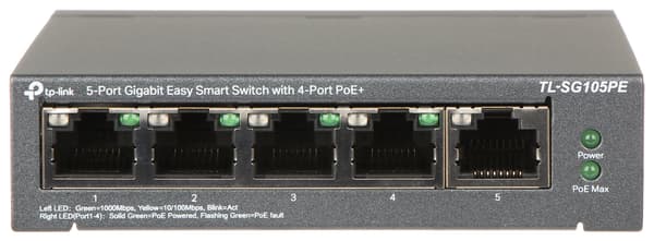 TP-LINK TL-SG105PE 4-PORT POE SWITCH