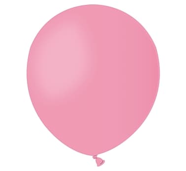 Metalliske balloner 20 cm 100 stk. lyserøde