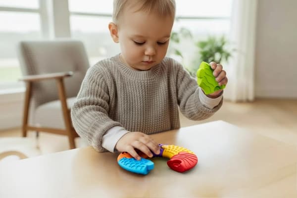 Pehmeä BiBi Sensorinen Palapeliympyrä - aistipalapeli 6 kk+