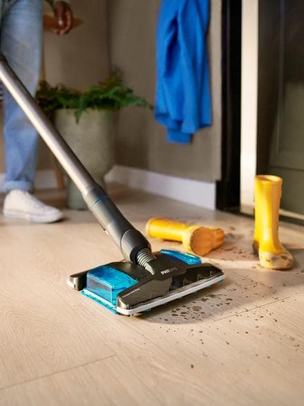 Trådlös dammsugare med moppfunktion PHILIPS XC8157/01 Pawi blå