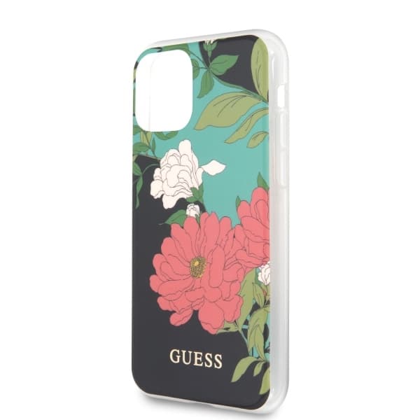 Guess GUHCN65IMLFL01 iPhone 11 Pro Maxsort/sort N°1 Blomsterkollektion