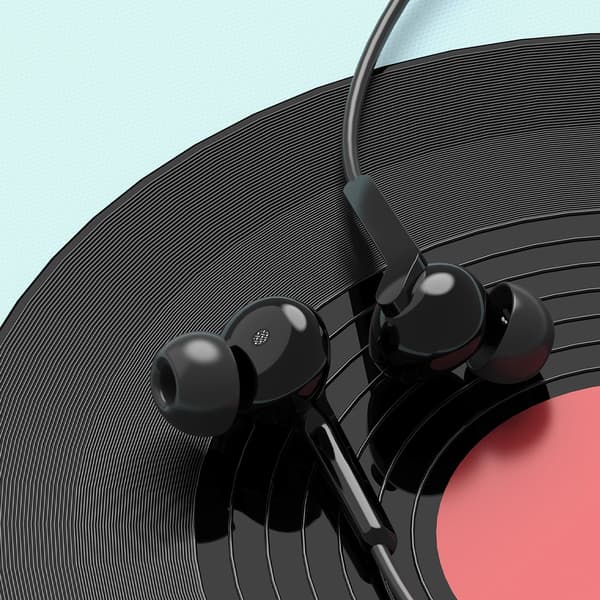 Dudao X3C+ Kablede USB-C In-Ear Hovedtelefoner 1,2m - Sort