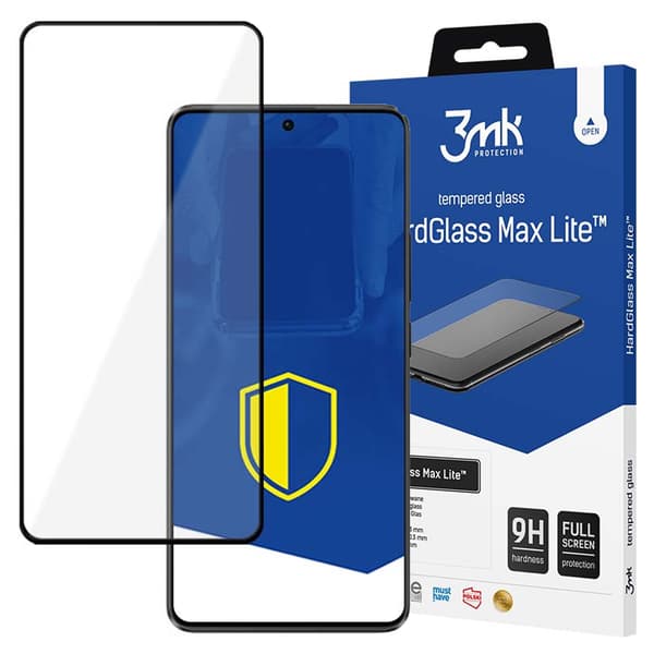 Poco X6 Pro 5G - 3mk HardGlass Max Lite musta