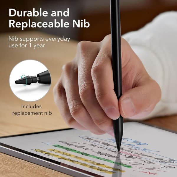 ESR DIGITAL+ MAGNETISK STYLUS PEN TIL IPAD, SORT
