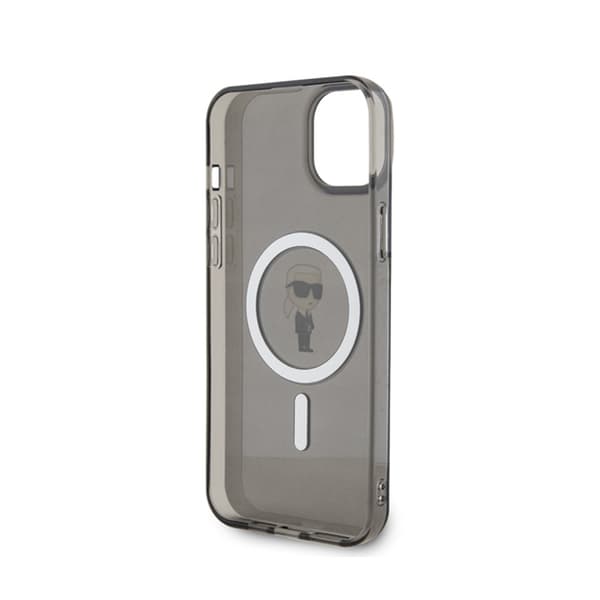 Karl Lagerfeld IML Ikonik MagSafe - iPhone 15 Plus cover (sort)