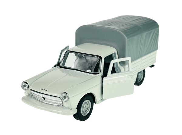 Welly OLD timer 1968 Peugeot 404 pickup vit 1:34 43776