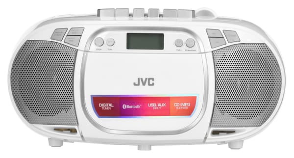 JVC RC-E451W Högtalare vit radiospelare
