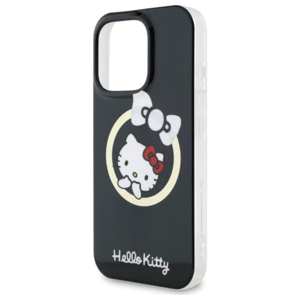 Hello Kitty IML Fun Bow MagSafe - iPhone 16 Pro Max -suojakuori (musta)