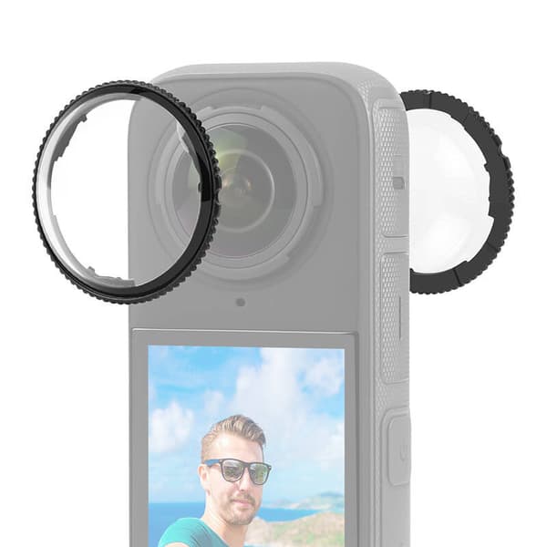 PULUZ Optiskt Glaslinsskydd för Insta360 X4