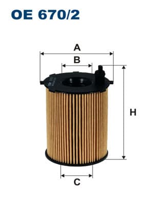 ÖLJYNSUODATIN OE6702 FILTRON