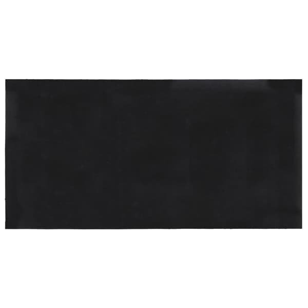 vidaXL dørmåtte, mørkegrå, 100x200 cm, kokosfiber, tuftet