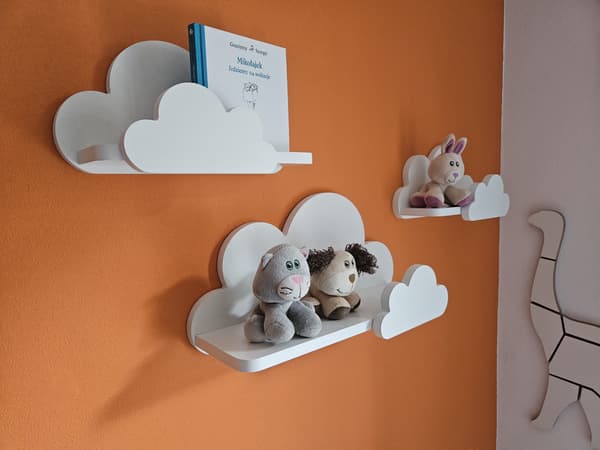 Cloud hylder, sæt med 3, MOLI-Prestige, afrundede toppe