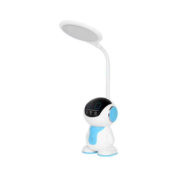 Rebel LED skrivebordslampe til børn, 3 farver, robot