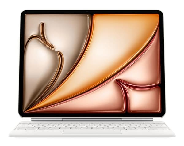 Apple Magic Keyboard för iPad Air 13 tum M3 vit engelsk internationell layout