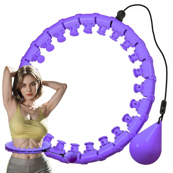 Vægtet hula hoop lilla (20)