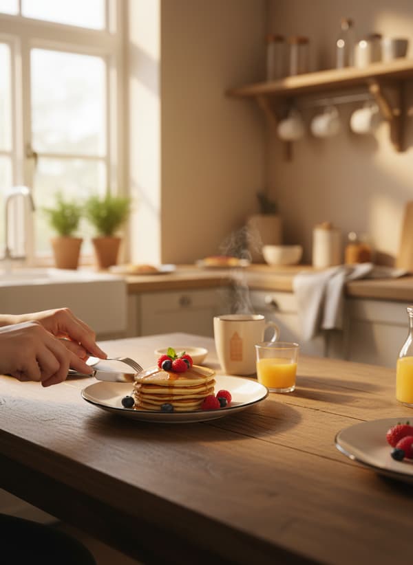 FRUKOSTTALLRIK OCH EFTERRÄTTSTALLERK Ø19,5 CM KERAMISK SERVERINGSTALLERK