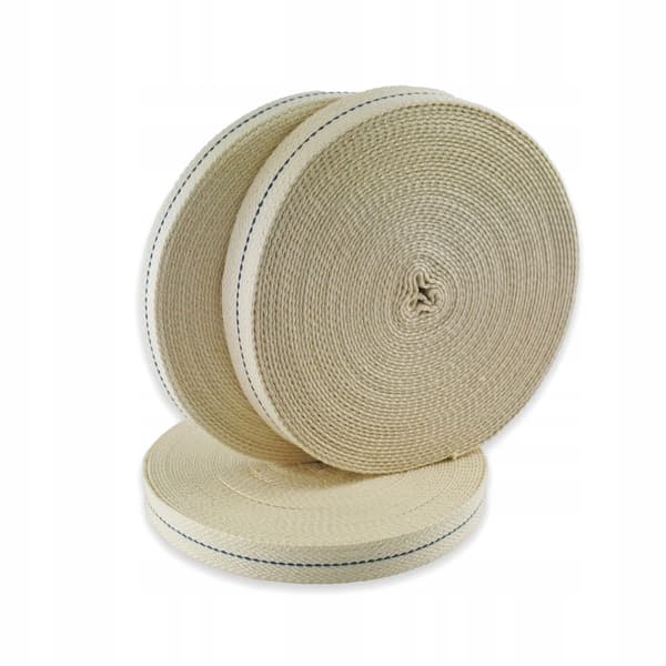 Tikki öljylampuille ja soihduille litteä 16mm 1m