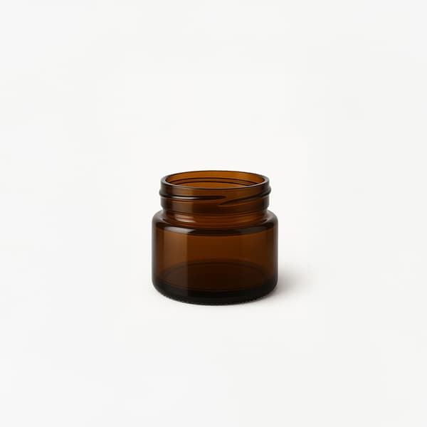 20x brune glaskrukker 5g 5ml mørkt glas til cremeprøver salve kosmetik