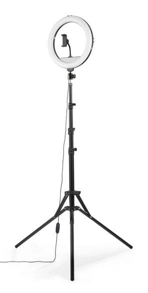 HAMA SpotLight Steady 120 III Ringlampa Svart-vit