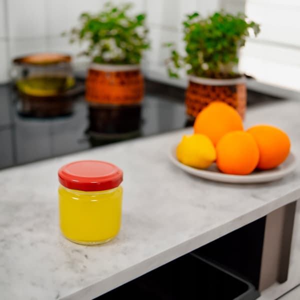50x beholdere 100 ml til mad honning marmelade konserves glas
