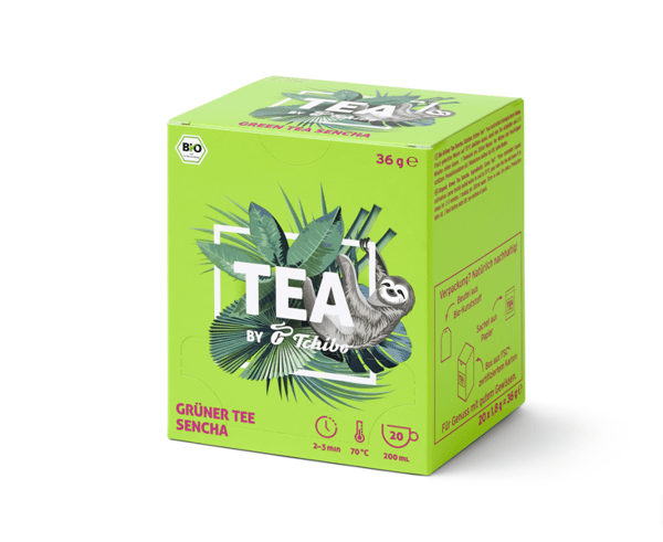 169949 Tchibo Luomu Vihreä Tee Sencha - 8x 20 teepussia