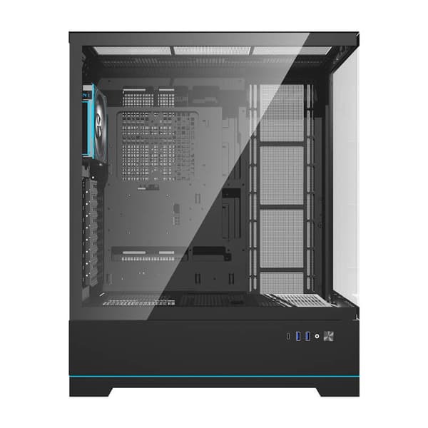 Darkflash DY451L PRO datorchassi (svart) + 1 fläkt