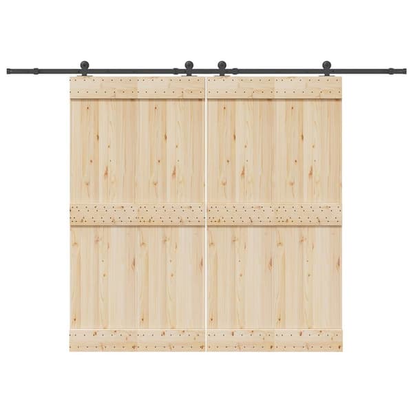 vidaXL Skjutdörrsinstallationssystem 305 cm stål svart