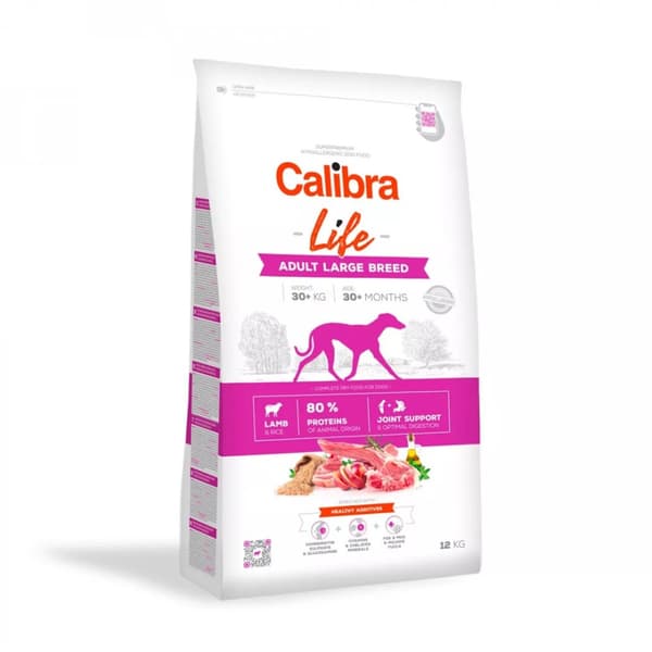 Calibra Life torrfoder för vuxna stora hundar 12 kg