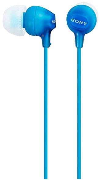 Sony MDR-EX15AP inkanal hörlurar med mikrofon blå