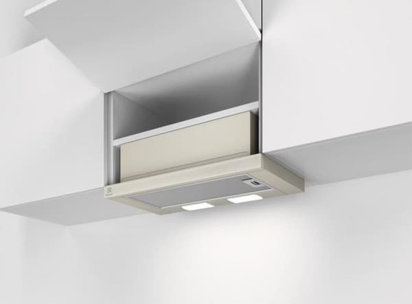 Emhætte ELECTROLUX LFP326AS — udtræksskab med LED-lys