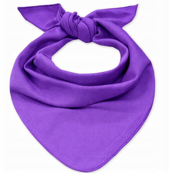 Triangulär halsduk bomullsbandana lila