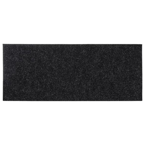 vidaXL selvklæbende trappetrin, 15 stk., 60x25 cm, sort