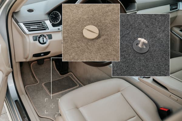 Forreste bilmåtter til BMW 1 E87 hatchback (2004-2011) beige