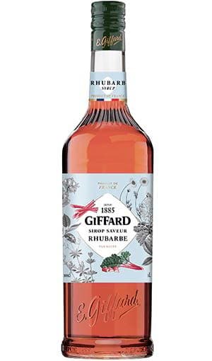 Sirup Giffard 1,0 liter Rabarber
