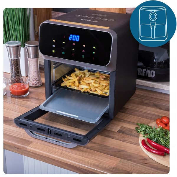 Airfryer 8L 1600W 10 programmer Panel