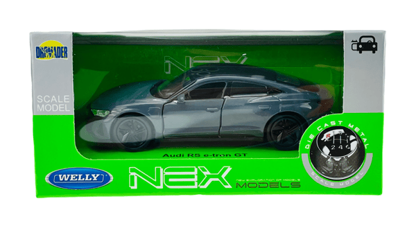 WELLY AUDI RS e-tron GT GRÅ 1:34 43809