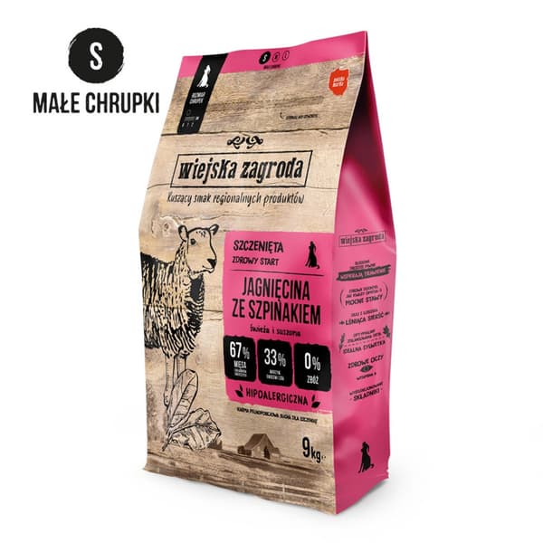 Tørfoder til hvalpe Wiejska Zagroda 9 kg