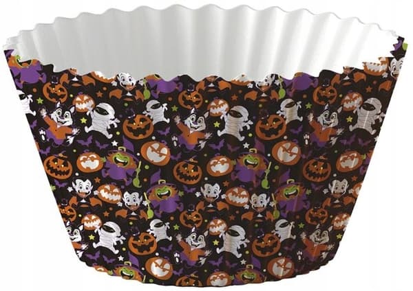 Cupcakeforme, Forme, Muffinspynt, Cupcakes, SMÅ MONSTRE Halloween 50 stk.