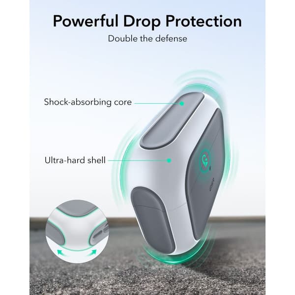 ESR ORBIT HALOLOCK MAGSAFE APPLE AIRPODS PRO 3 HVIDE